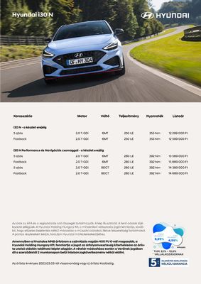Hyundai katalógus, Debrecen | Hyundai i30 N_akciós_ | 2023. 11. 17. - 2024. 11. 17.