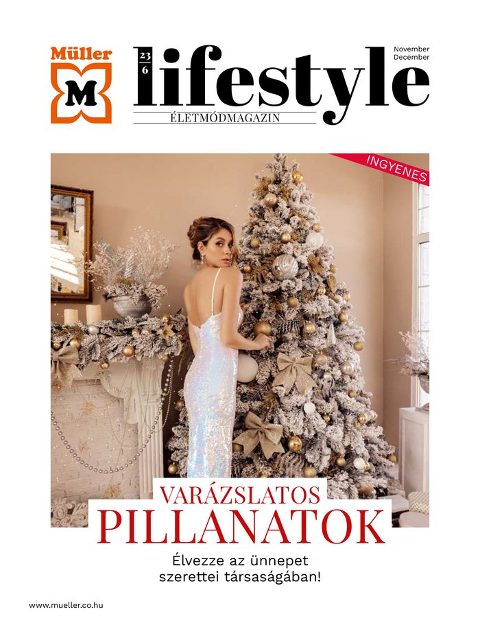 Müller katalógus | Lifestyle magazin November-December | 2023. 12. 01. - 2023. 12. 31.
