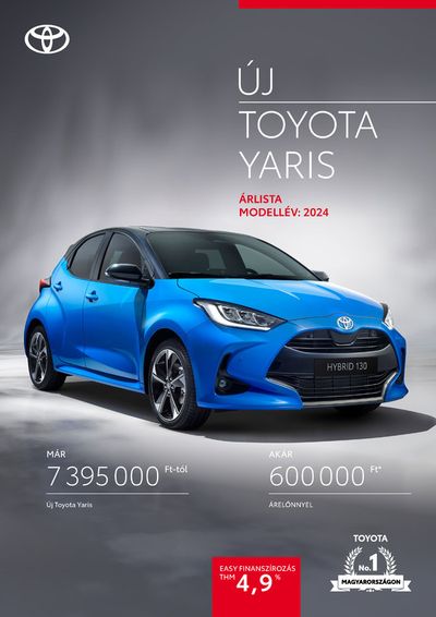Toyota katalógus | Toyota YARIS Hybrid MC24 | 2023. 12. 11. - 2024. 12. 09.