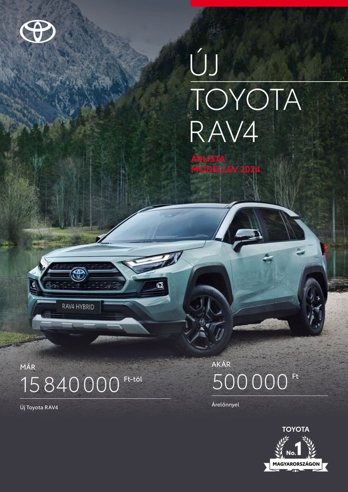 Toyota katalógus | Toyota RAV4 2024 | 2023. 12. 15. - 2024. 12. 15.