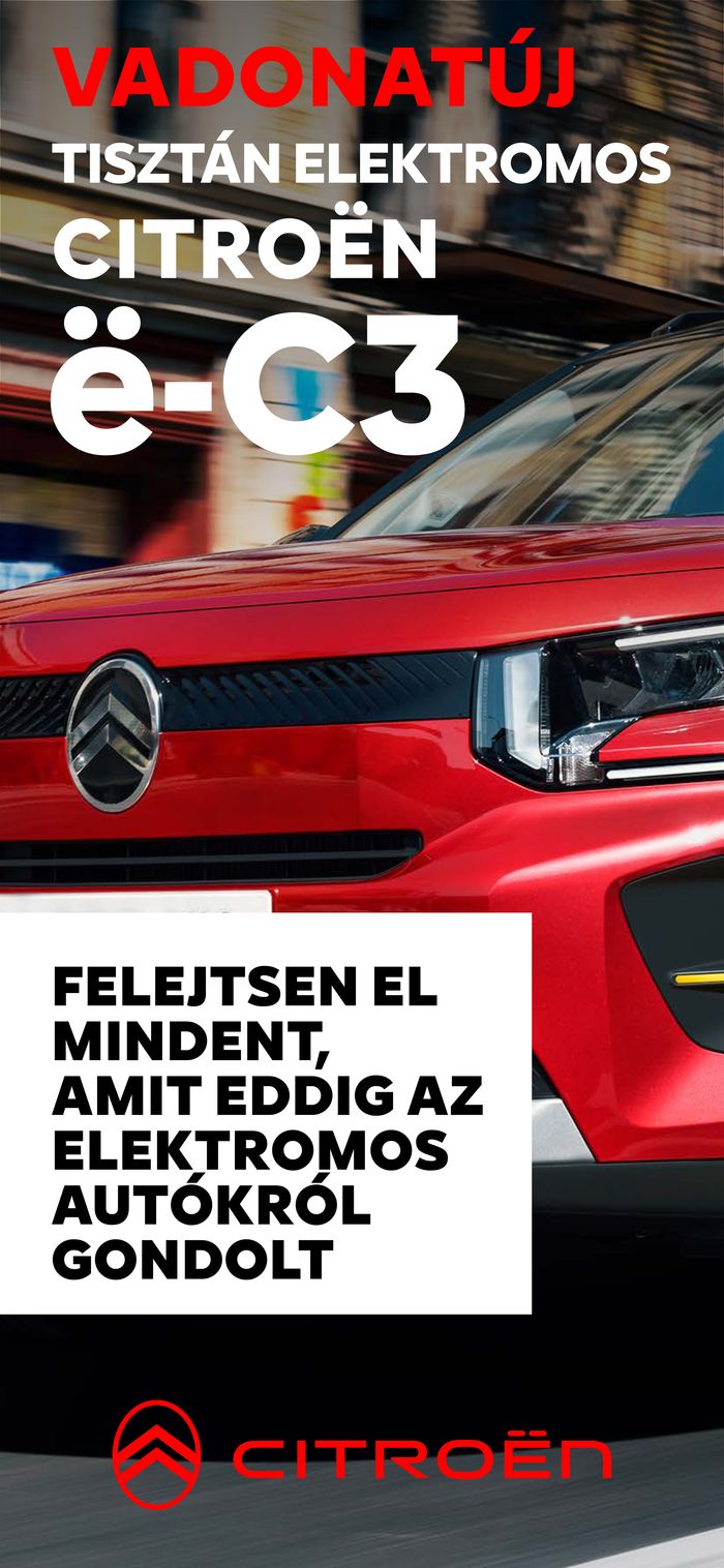 Citroën katalógus, Kecskemét | Új ë-C3 | 2024. 03. 04. - 2024. 06. 30.