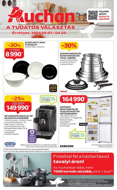 Auchan katalógus, Szigetszentmiklós | Auchan hipermarket minden ami konyha ajánlatok | 2024. 03. 07. - 2024. 04. 03.