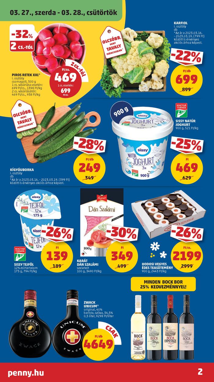Penny Market katalógus, Tapolca | Catalog PENNY 13. heti reklámújság | 2024. 03. 27. - 2024. 04. 03.