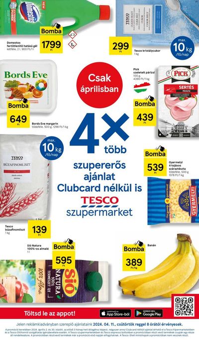 Tesco katalógus, Kőszeg | Tesco Katalógus Szupermarket | 2024. 04. 11. - 2024. 04. 17.
