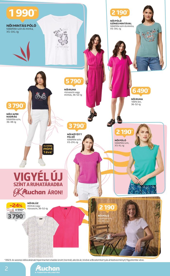 Auchan katalógus, Maglód | Auchan hipermarket tavaszi textil ajánlatok | 2024. 04. 11. - 2024. 05. 08.