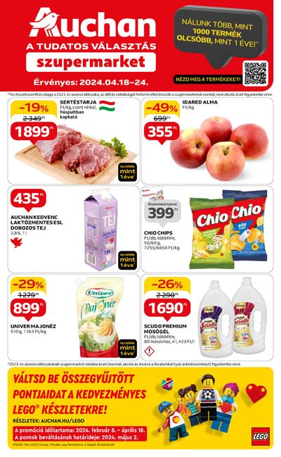 Hiper-Szupermarketek kínálatok, Maglód | Auchan szupermarket heti katalógus ! a Auchan | 2024. 04. 18. - 2024. 04. 24.
