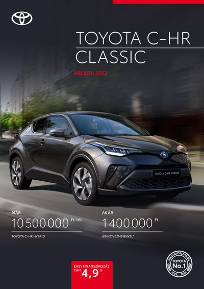 Toyota katalógus | Toyota C-HR Hybrid | 2024. 04. 22. - 2024. 06. 30.