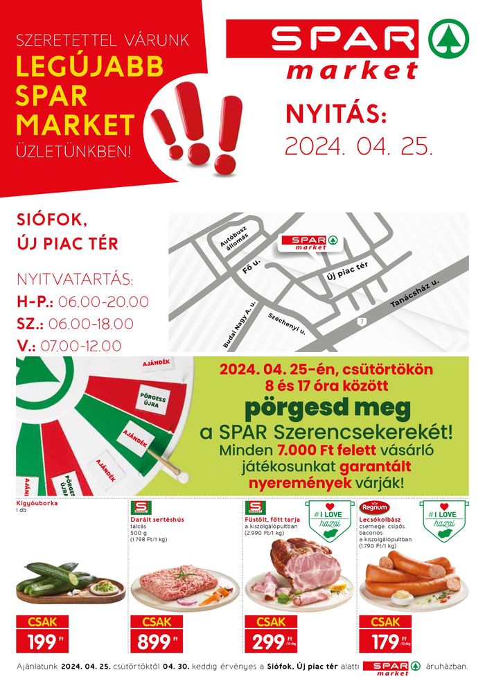 Spar katalógus, Kistelek | SPAR Market Akció! | 2024. 04. 25. - 2024. 04. 30.