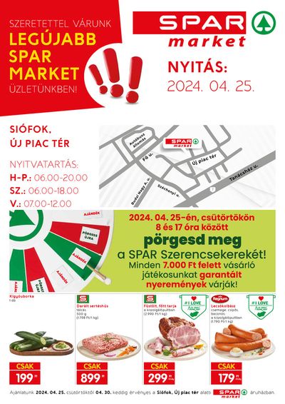 Spar katalógus, Szeged | SPAR Market Akció! | 2024. 04. 25. - 2024. 04. 30.