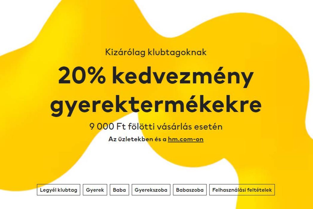 H&M Home katalógus, Dunakeszi | 20% kedvezmény gyerektermékekre | 2024. 04. 25. - 2024. 04. 28.