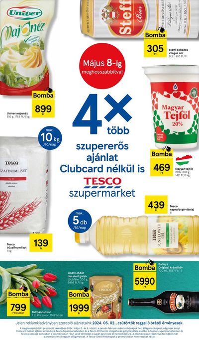 Hiper-Szupermarketek kínálatok, Rákóczifalva | Tesco Katalógus - szupermarket - következő hét a Tesco | 2024. 05. 02. - 2024. 05. 08.