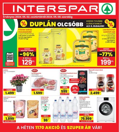 Hiper-Szupermarketek kínálatok, Putnok | Duplán Olcsóbban a Interspar | 2024. 05. 02. - 2024. 05. 08.
