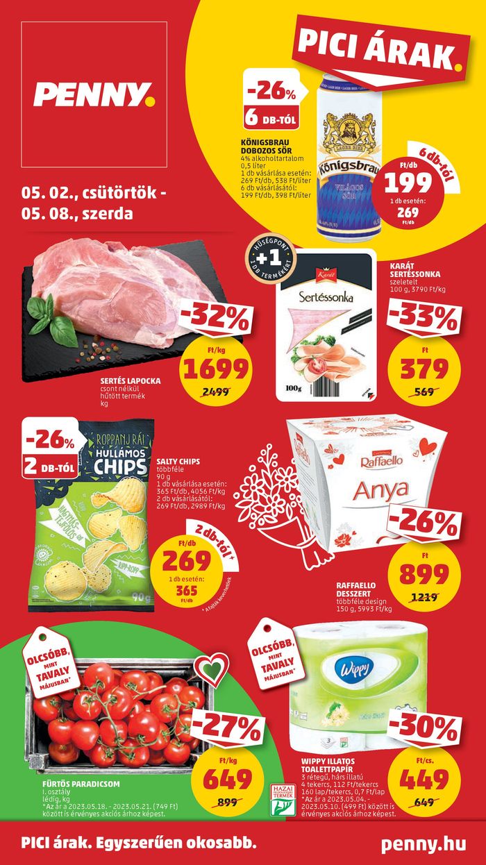 Penny Market katalógus, Győr | Catalog PENNY 18. heti reklámújság | 2024. 05. 03. - 2024. 05. 08.