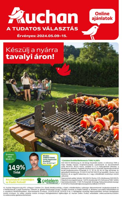Auchan katalógus, Budakalász | Készülj a nyárra tavalyi áron! | 2024. 05. 09. - 2024. 05. 15.