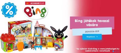 Gyermekek és szabadidő kínálatok, Pécs | Bing játékok tavaszi vására a Játéksziget | 2024. 05. 07. - 2024. 05. 19.