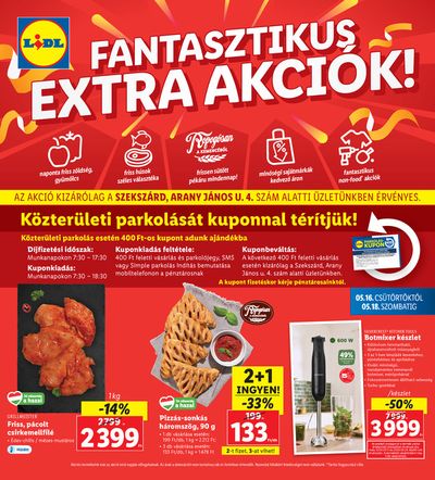 Hiper-Szupermarketek kínálatok, Győr | fantasztikus extra akciók a Lidl | 2024. 05. 16. - 2024. 05. 19.