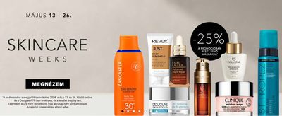 Gyógyszertárak és szépség kínálatok, Elek | Skin Care Weeks a DOUGLAS | 2024. 05. 13. - 2024. 05. 26.
