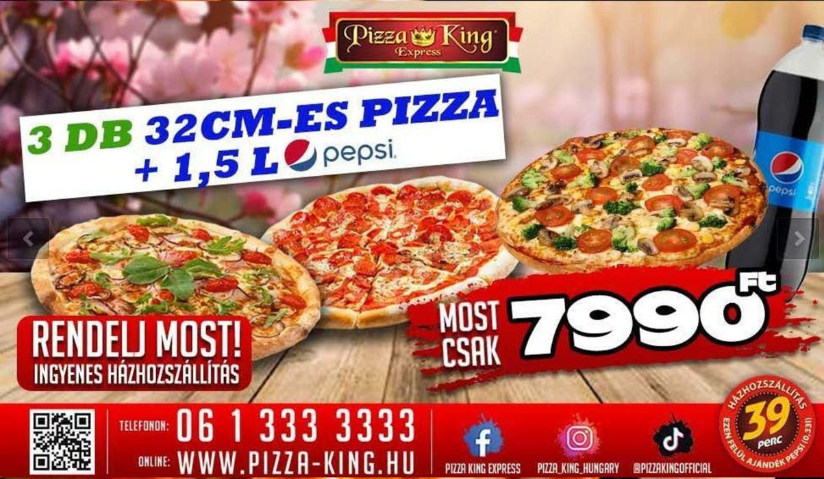 Pizza King katalógus | Akció | 2024. 05. 14. - 2024. 05. 18.