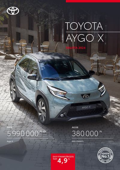 Toyota katalógus, Debrecen | Toyota Új AYGO X | 2024. 07. 16. - 2025. 04. 16.