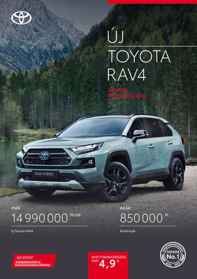 Autók, motorkerékpárok és alkatrészek Kínálatok | Toyota RAV4 HYBRID a Toyota | 2024. 07. 16. - 2025. 07. 16.