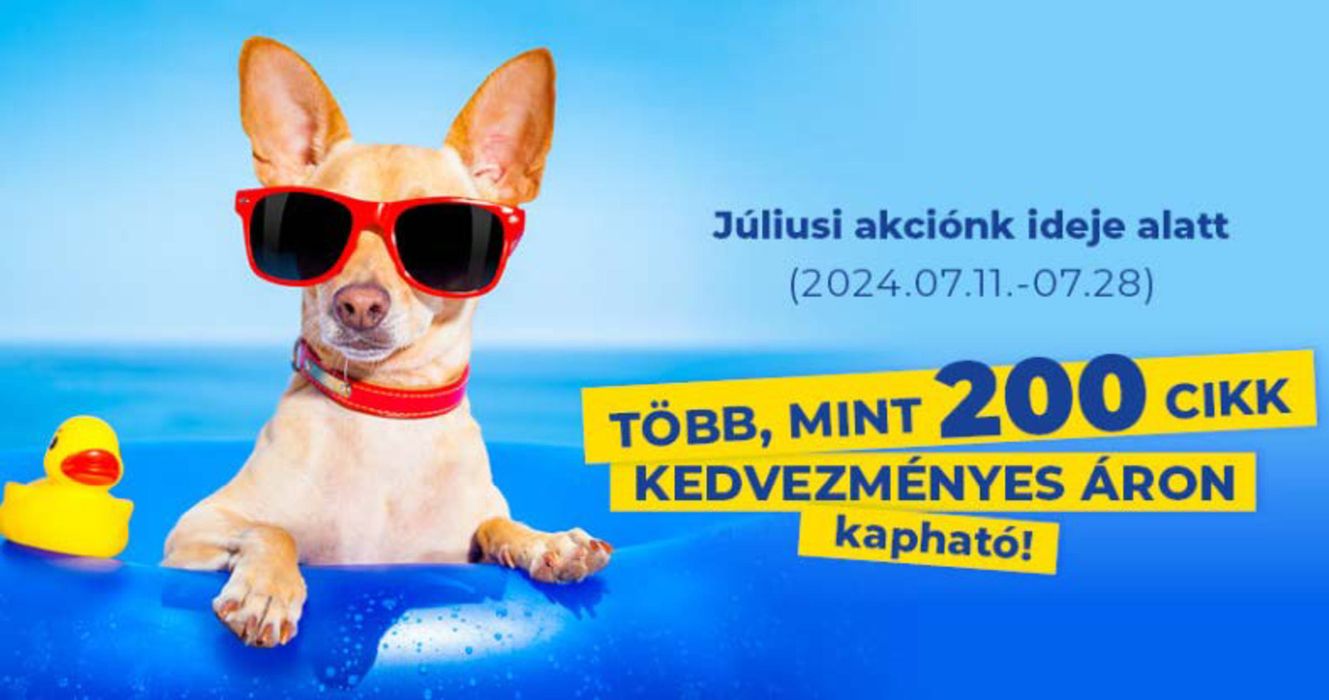 Alpha Zoo katalógus, Győr | Júliusi akciónk ideje alatt | 2024. 07. 17. - 2024. 07. 28.