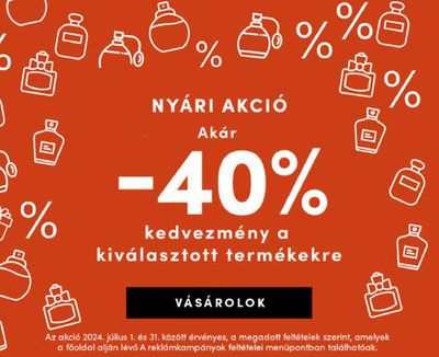 Gyógyszertárak és szépség kínálatok, Miskolc | Akció - 40% a Marionnaud | 2024. 07. 17. - 2024. 07. 31.