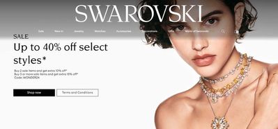 Ruházat, cipők és kiegészítők kínálatok, Szeged | Sale - Up To 40% Off a Swarovski | 2024. 07. 22. - 2024. 07. 31.