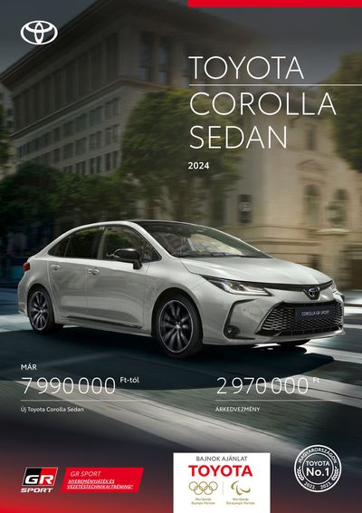 Autók, motorkerékpárok és alkatrészek kínálatok, Monor | Toyota Corolla Sedan a Toyota | 2024. 08. 31. - 2025. 08. 31.