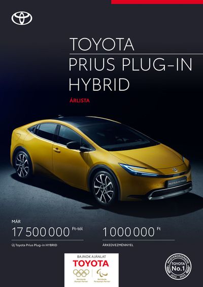 Autók, motorkerékpárok és alkatrészek kínálatok, Monor | Toyota Prius a Toyota | 2024. 08. 31. - 2025. 08. 31.