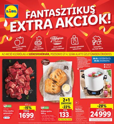 Lidl katalógus, Salgótarján | Érvényes 09.05-től | 2024. 09. 05. - 2024. 09. 08.