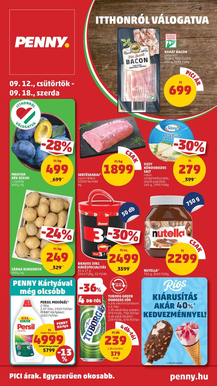 Penny Market katalógus, Tiszaújváros | Catalog PENNY 37. heti reklámújság | 2024. 09. 07. - 2024. 09. 21.