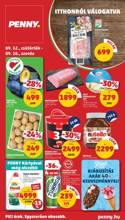 Hiper-Szupermarketek kínálatok, Biatorbágy | Catalog PENNY 37. heti reklámújság a Penny Market | 2024. 09. 07. - 2024. 09. 21.