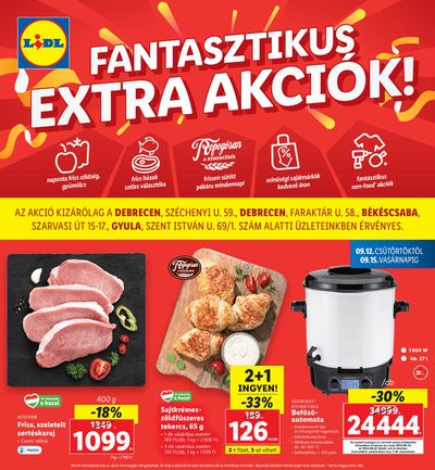 Lidl katalógus, Tapolca | Érvényes 09.12-től | 2024. 09. 12. - 2024. 09. 15.