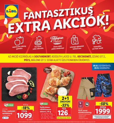 Lidl katalógus, Csorna | Új ajánlatok felfedezésre | 2024. 09. 12. - 2024. 09. 15.