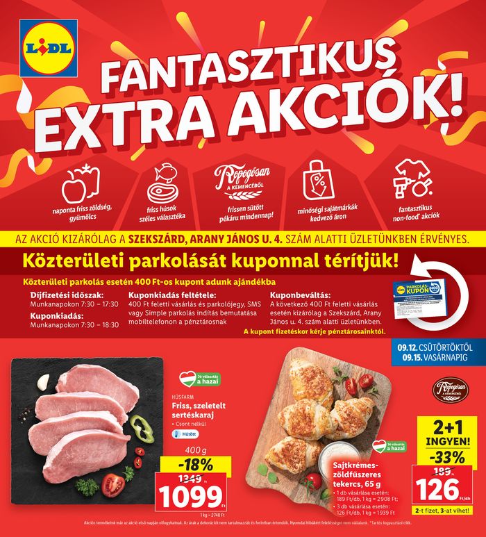 Lidl katalógus, Tapolca | Csúcsajánlatok minden ügyfélnek | 2024. 09. 12. - 2024. 09. 15.