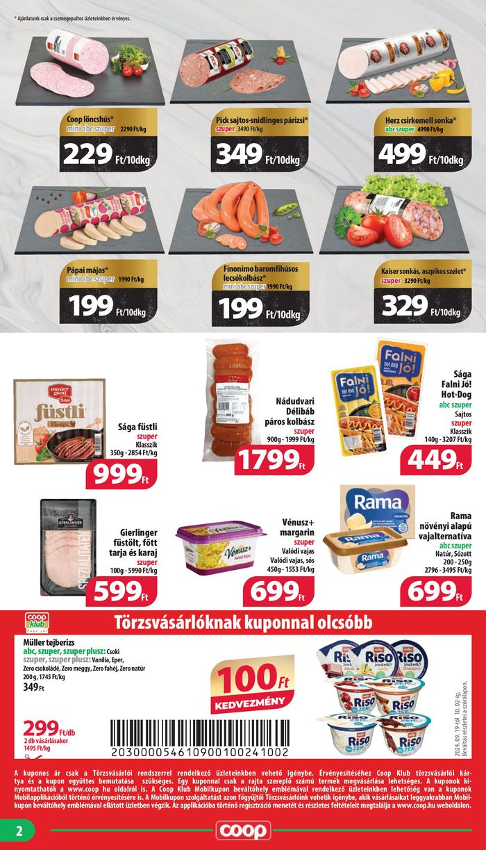 Coop katalógus, Paks | Coop regionális szórólap szeptember 4-5. hét - Mecsek | 2024. 09. 19. - 2024. 10. 02.