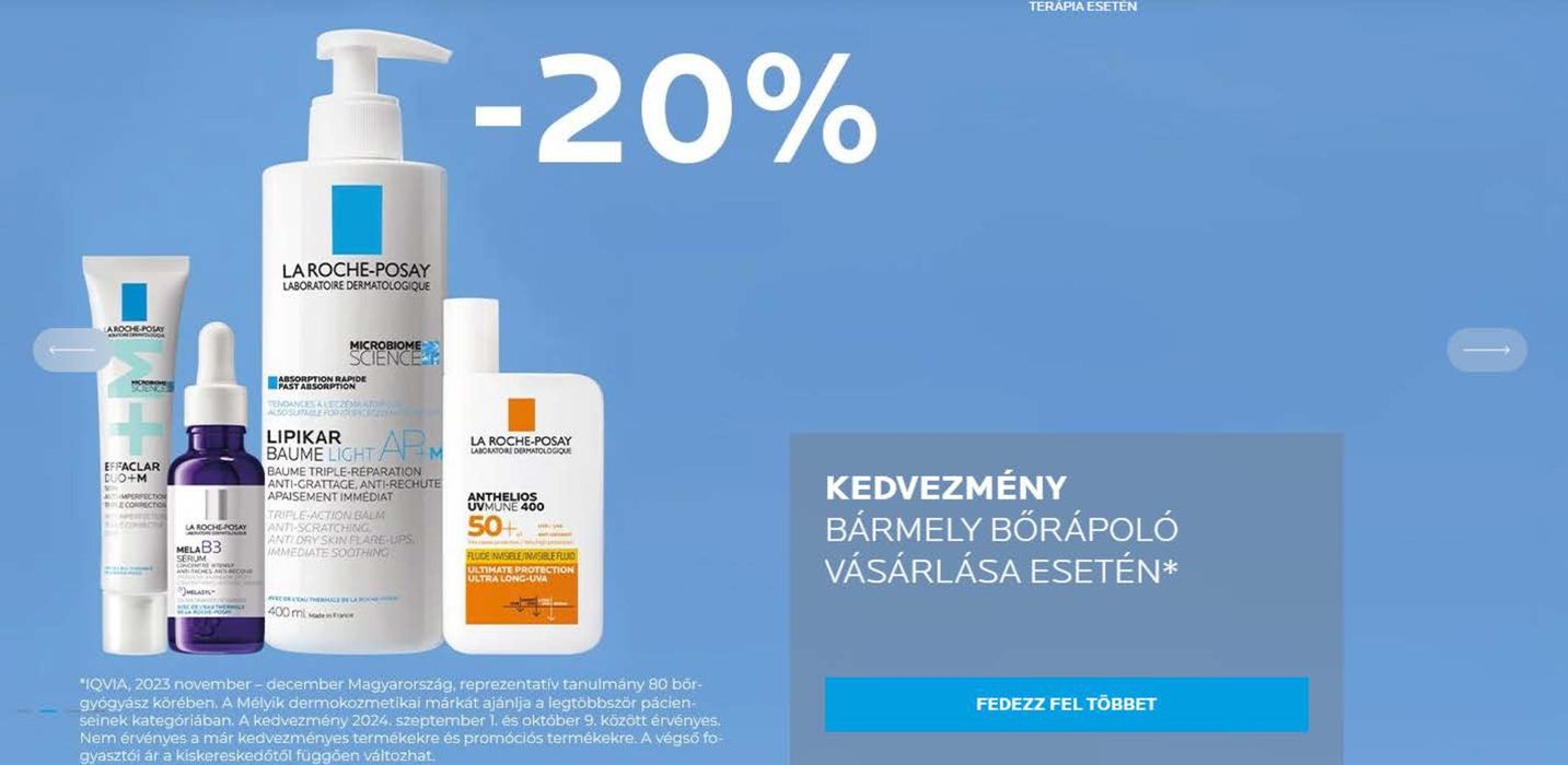 La Roche Posay katalógus, Budapest | Akció -20% | 2024. 09. 19. - 2024. 10. 09.