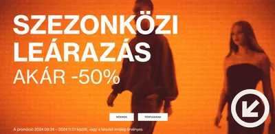 Ruházat, cipők és kiegészítők kínálatok, Hajdúhadház | Learazas Akár -50%  a House Brand | 2024. 09. 24. - 2024. 11. 01.