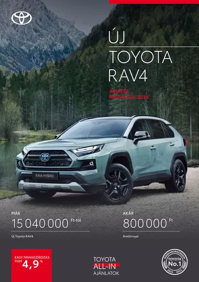 Autók, motorkerékpárok és alkatrészek kínálatok, Győr | Toyota RAV4 HYBRID a Toyota | 2024. 10. 03. - 2025. 10. 03.