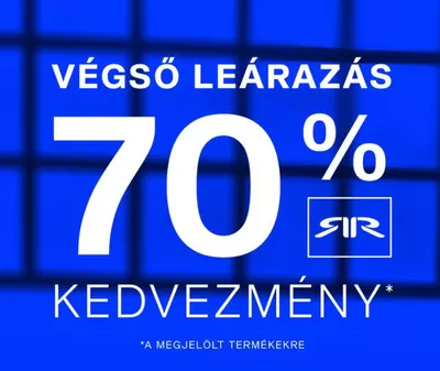 Ruházat, cipők és kiegészítők kínálatok, Miskolc | 70%  a Retro | 2024. 10. 08. - 2024. 10. 22.