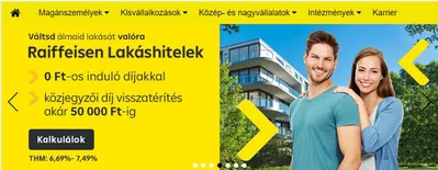 Bankok és szolgáltatások kínálatok, Budapest | Raiffeisen Lakáshitelek a Raiffeisen Bank | 2024. 10. 09. - 2024. 10. 23.