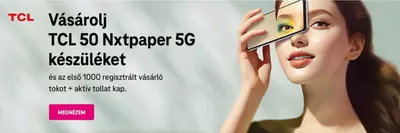 Elektronika kínálatok, Dunakeszi | Vásárolj TCL 50 Nxtpaper 5G készüléket a T-Mobile | 2024. 10. 10. - 2024. 10. 24.