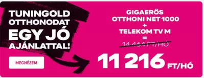 Elektronika kínálatok, Berettyóújfalu | Tuningold otthonodat egy jó ajánlattal! a T-Mobile | 2024. 10. 10. - 2024. 10. 24.