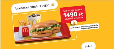 McDonald's katalógus, Nyíregyháza | Bejövős ajánlat csak | 2024. 10. 14. - 2024. 11. 12.