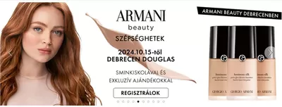 Gyógyszertárak és szépség kínálatok, Pécs | Armani  a DOUGLAS | 2024. 10. 14. - 2024. 10. 29.