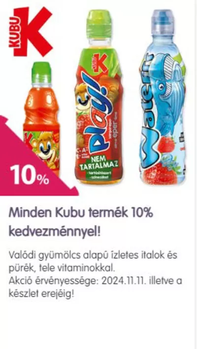 Gyermekek és szabadidő kínálatok, Budapest | Minden Kubu termék 10% kedvezménnyel! a Kangaboo | 2024. 10. 16. - 2024. 11. 11.