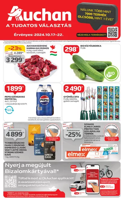 Auchan katalógus | Catalog Auchan | 2024. 10. 14. - 2024. 10. 23.