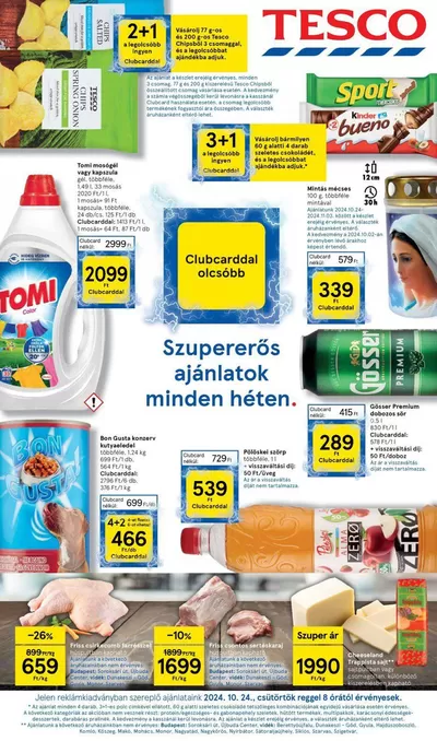 Tesco katalógus, Jászberény | Tesco Katalógus - hipermarket - következő hét | 2024. 10. 24. - 2024. 10. 30.