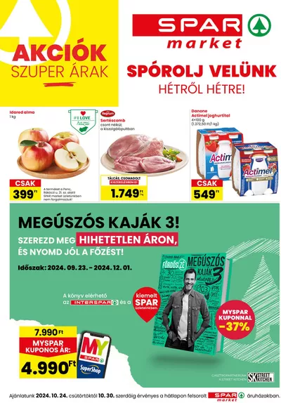 Spar katalógus, Üllő | Exkluzív akciók | 2024. 10. 24. - 2024. 10. 30.