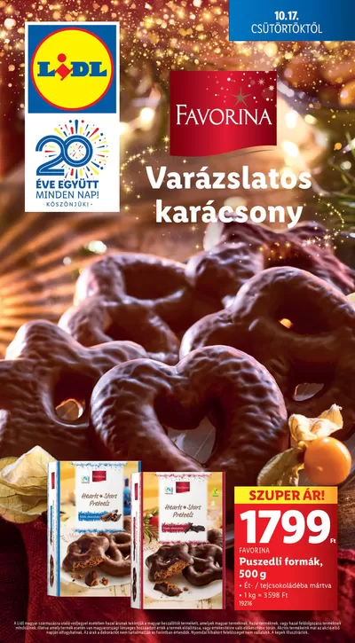 Lidl katalógus, Budaörs | Ünnepi édességkatalógus | 2024. 10. 17. - 2024. 12. 31.